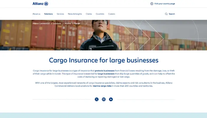 Allianz Global Corporate & Specialty Cargo Transportation Insurance Allianz Global Corporate & Specialty Cargo Transportation Insurance