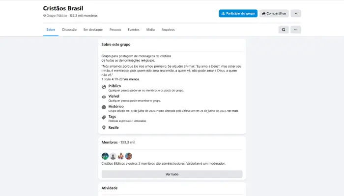 CDF - Cristãos do Facebook